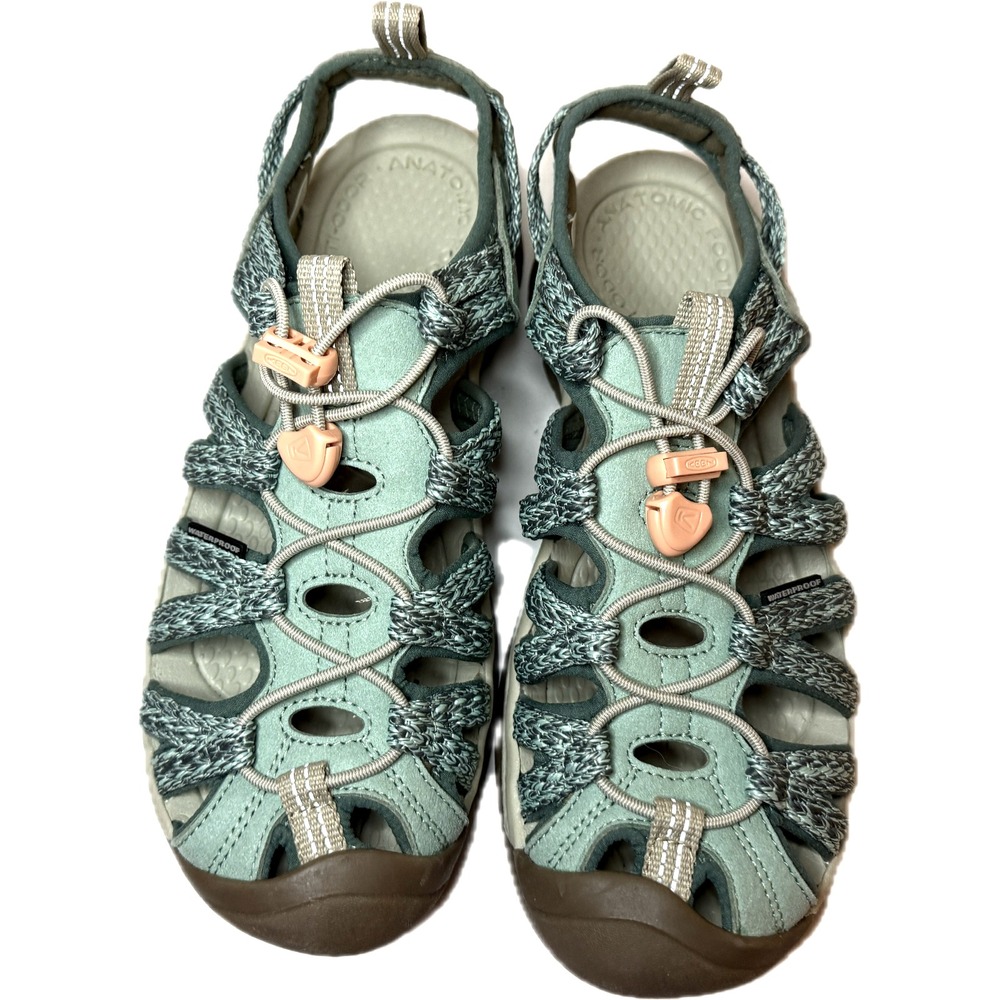 Keen Whisper Waterproof Hiking Sport Sandals Women's US 8 Sold Out Granite/Peach - Picture 6 of 11
